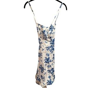 SHEIN Blue Floral Mini Dress